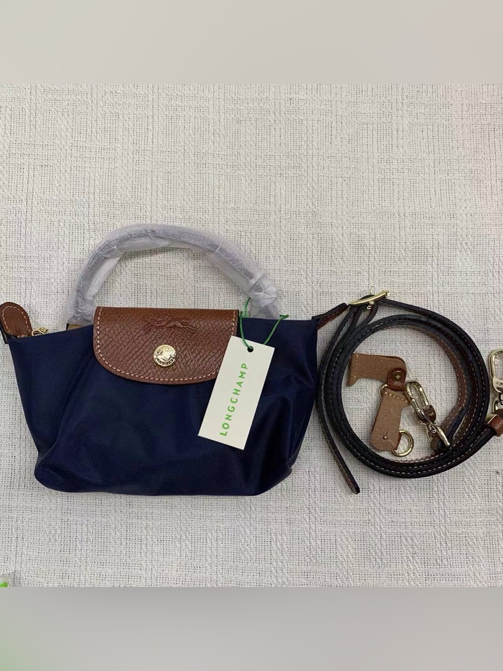 Longchamp Navy blue Mini Crossbody Bag